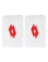 Lotto Wristband Tennis White Coral (2 szt.)  - frotki na nadgarstek