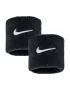 Nike Swoosh Classic Wristbands Black White (2 szt.) - frotki na nadgarstek