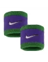 Nike Swoosh Wristbands (2 szt.) Clover Fierce Purple White - frotki na nadgarstek