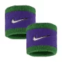 Nike Swoosh Wristbands (2 szt.) Clover Fierce Purple White  - frotki na nadgarstek