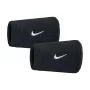 Nike Swoosh Wristbands Black (2 szt.) - frotki na nadgarstek