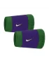 Nike Swoosh Wristbands (2 szt.) Clover Fierce Purple White  - frotki na nadgarstek