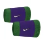 Nike Swoosh Wristbands (2 szt.) Clover Fierce Purple White - frotki na nadgarstek