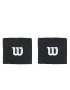 Wilson Wristband Black (2 szt.) - frotki