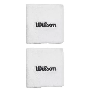 Wilson Wristband Bright White (2 szt.) - frotka na nadgarstek
