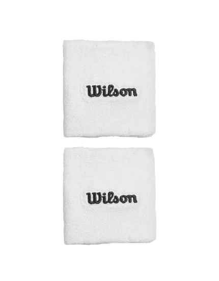 Wilson Wristband Bright White (2 szt.) - frotka na nadgarstek