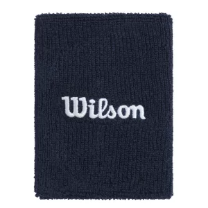 Wilson Wide Terry Wristbands Classic Navy (2 szt.) - frotki
