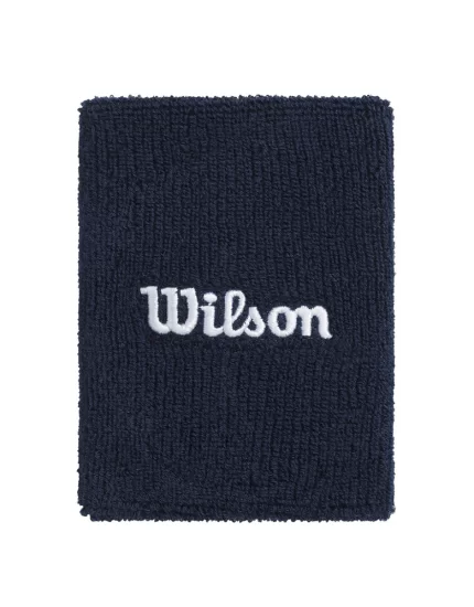Wilson Wide Terry Wristbands Classic Navy (2 szt.) - frotki