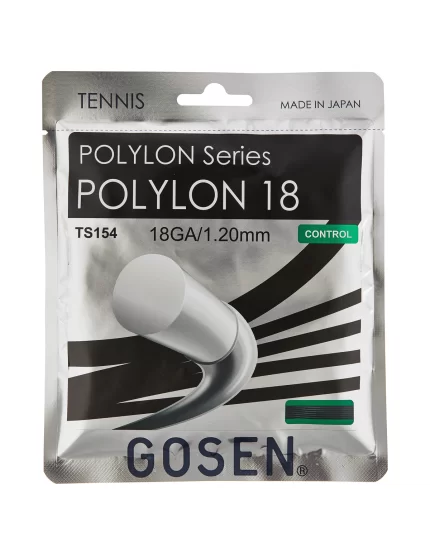 Gosen Polylon Czarny - naciąg tenisowy