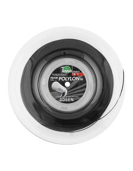 Gosen Polylon Czarny 200m - naciąg tenisowy