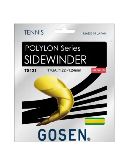 Gosen Sidewinder Czarny - naciąg tenisowy