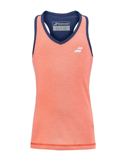 Babolat Play Tank Top Girl Różowo Granatowy- top tenisowy