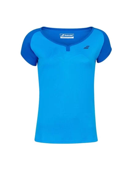 Babolat Play Cap Sleeve Top Girl Niebieska - koszulka tenisowa