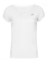 Babolat Play Cap Sleeve Top Girl Biała - koszulka tenisowa