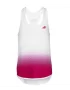 Babolat Compete Tank Top Girl White Vivacious Red - top tenisowy