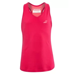 Babolat Play Tank Top Girl Ciemno różowa - top tenisowy