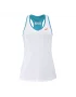 Babolat Play Tank Top Girl Biało-zielony - top tenisowy