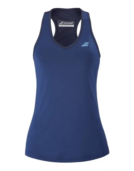Babolat Play Tank Top Girl Granatowy - top tenisowy