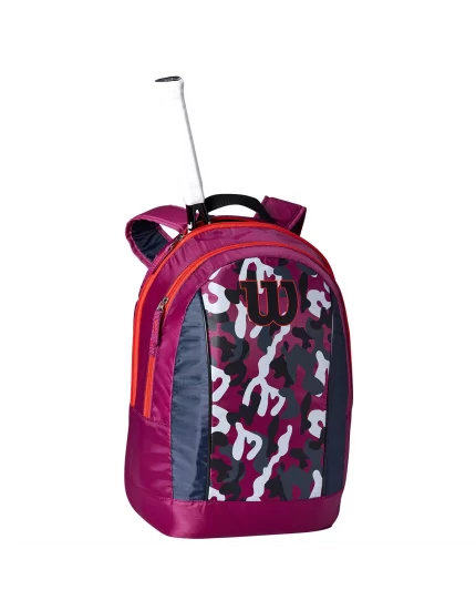 Wilson Junior Backpack Fioletowy Czerwony - plecak tenisowy