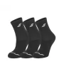 Babolat 3 Pairs Pack Socks Junior (3 pary) Black - skarpety tenisowe