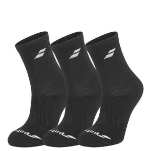 Babolat 3 Pairs Pack Socks (3 pary) Czarne - skarpety tenisowe