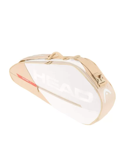 Head Tour Racquet Bag S Champagne Corduroy White - torba tenisowa