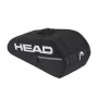 Head Base Racquet Bag L Black - torba tenisowa