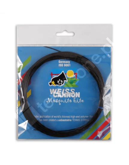 Weiss Cannon Mosquito Bite Czarny - naciąg tenisowy