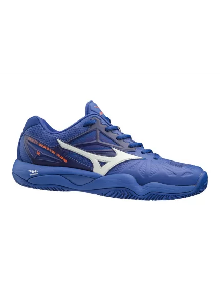 Mizuno Wave Intense Tour 5 CC Reflex Blue - buty tenisowe