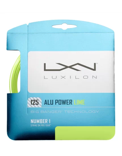 Luxilon Alu Power Lime (12.2 m) - naciąg tenisowy