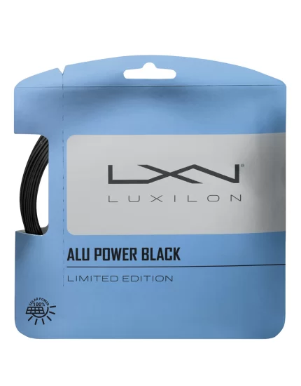Luxilon Alu Power Czarny - naciąg tenisowy