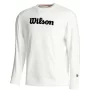 Wilson M Parkside Crew White - męska bluza tenisowa