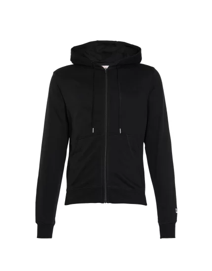 Wilson Team Zip Hoodie Black - bluza tenisowa