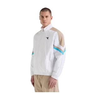 Diadora U. Track Jacket Icon White Unisex - kurtka tenisowa