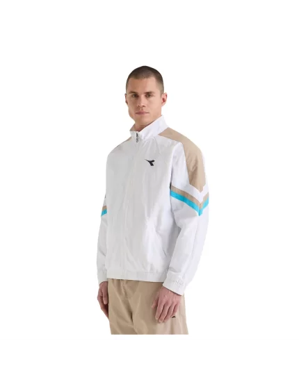 Diadora U. Track Jacket Icon White Unisex - kurtka tenisowa