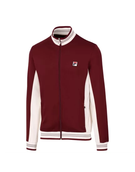 Fila Jacket Bjorn Cabernet White Alyssum - kurtka sportowa