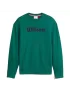 Wilson M Parkside Crew Field Green - męska bluza tenisowa