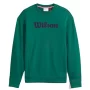 Wilson M Parkside Crew Field Green - męska bluza tenisowa