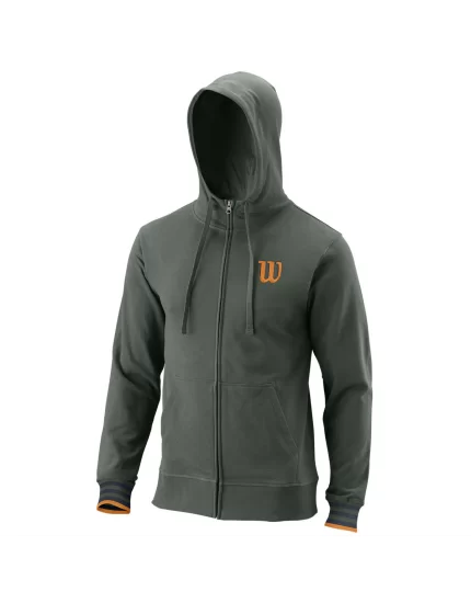 Wilson Script Eco Cotton FZ Hoody Slimfit - bluza tenisowa