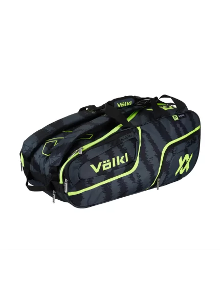 Volkl Zebra Mega Bag Black Neon Yellow - torba tenisowa