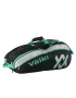 Volkl Tour Combi Bag Czarno Turkusowa - torba tenisowa