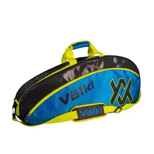 Volkl Tour Pro Bag Charcoal Neon Blue Silver - torba tenisowa