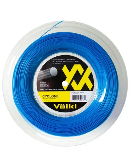 Volkl Cyclone Niebieski 200m - naciąg tenisowy