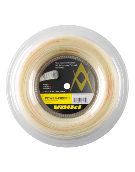 Volkl Power Fiber II Natural 200m - naciąg tenisowy