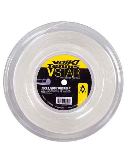 Volkl V-Star Biały 200m - naciąg tenisowy