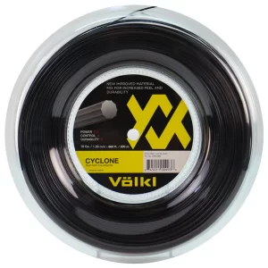 Volkl Cyclone Czarny 200m - naciąg tenisowy