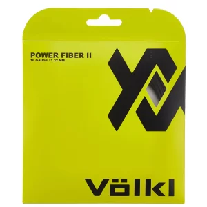 Volkl Power Fiber II Czarny - naciąg tenisowy
