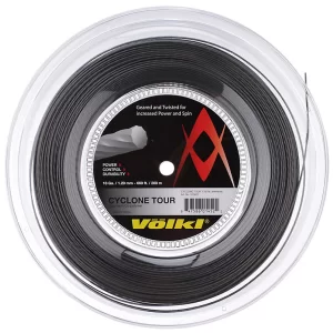 Volkl Cyclone Tour Antracytowy 200m - naciąg tenisowy