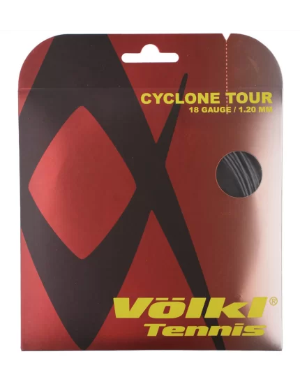 Volkl Cyclone Tour Antracytowy 12m - naciąg tenisowy