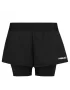 Head DYNAMIC Shorts Women Black - damskie spodenki tenisowe